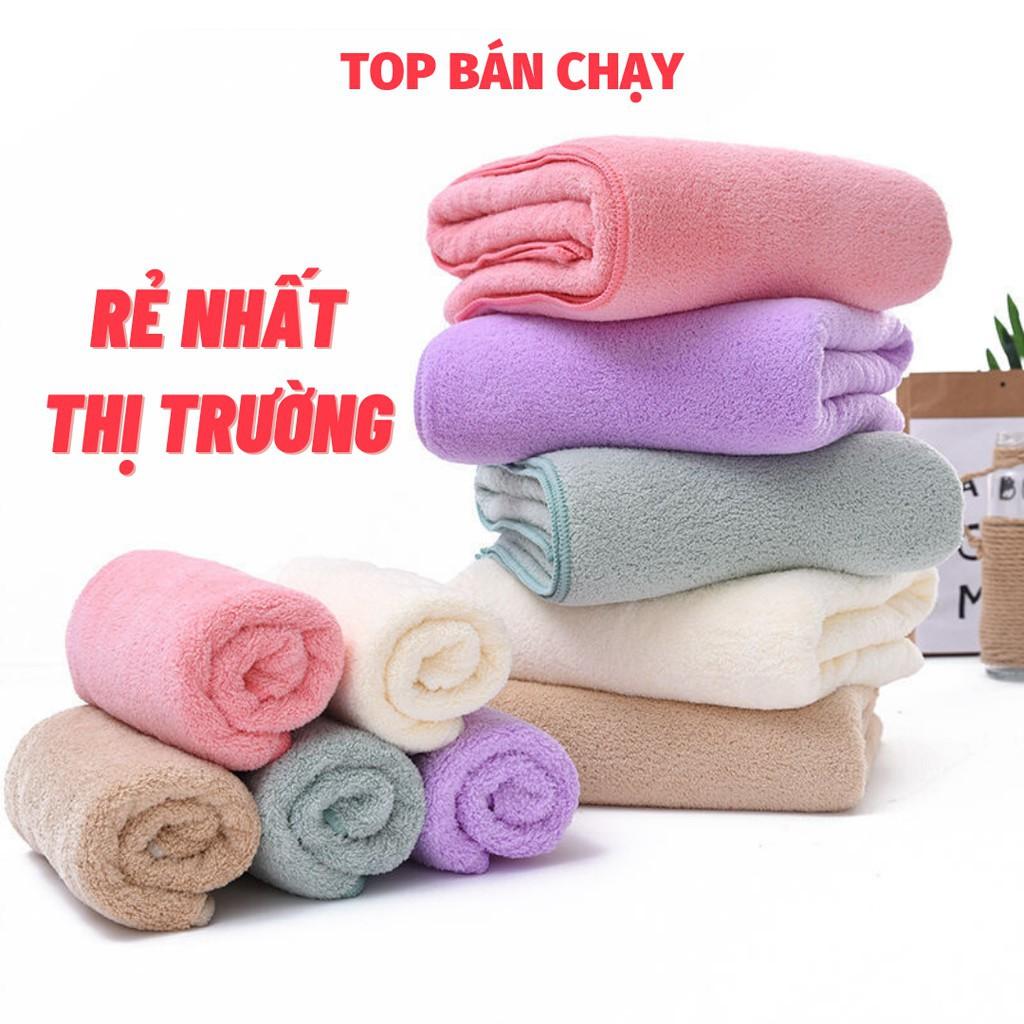 Khăn tắm bông hàn quốc 70x140 cm 300g chất khăn bông lông cừu siêu mềm mịn thấm hút nước cực thích hợp cho cả mẹ và bé