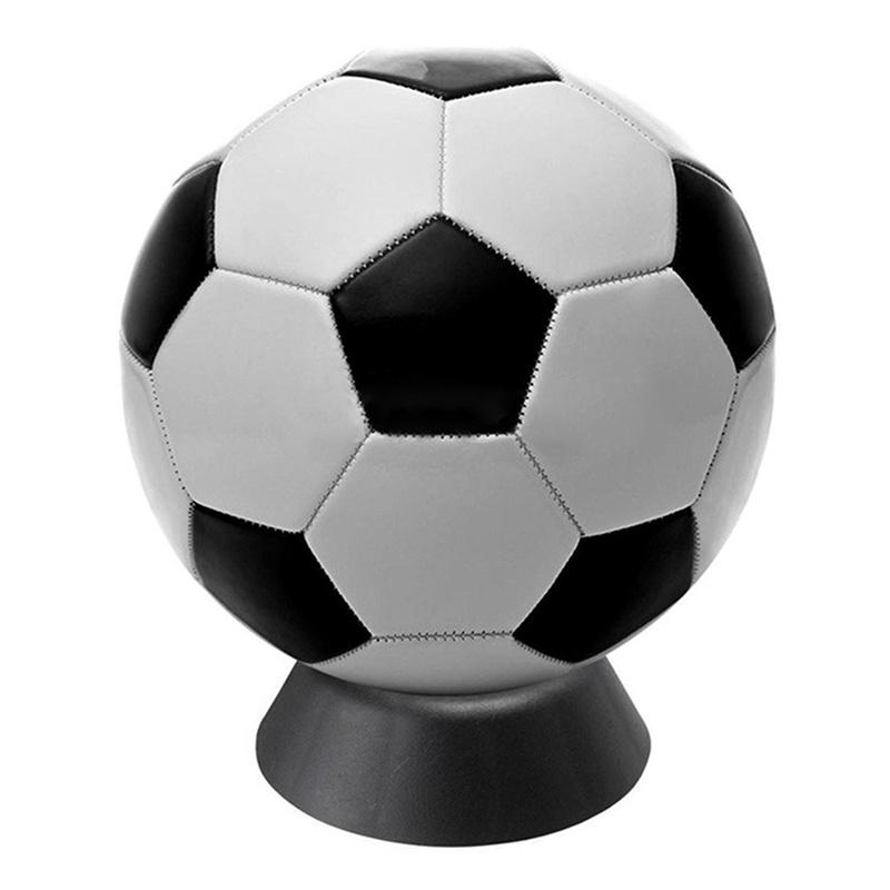 Giá đỡ trưng bày bóng rổ/bóng đá/bóng bầu dục bằng nhựa màu đen