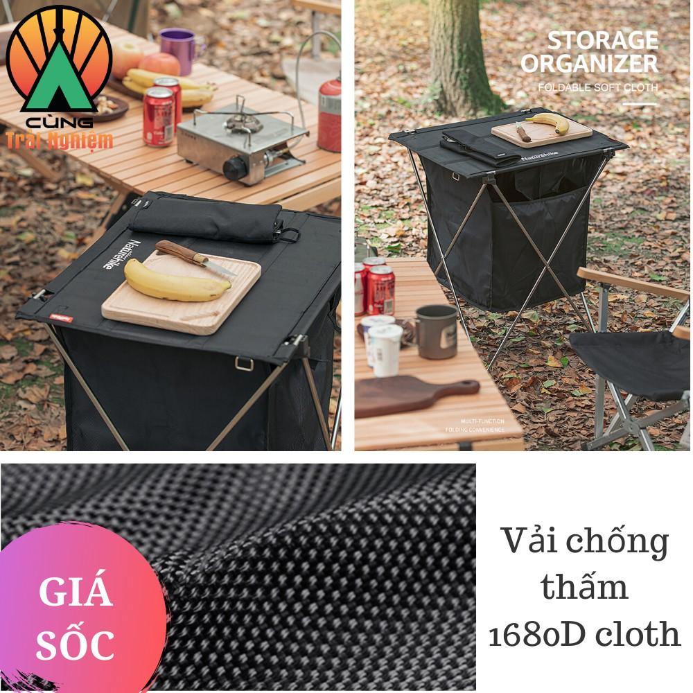 Bàn Xếp Dã Ngoại Di Động Cầm tay Siêu nhẹ cho Du Lịch Picnic Cắm Trại Câu cá NatureHike NH19JJ084