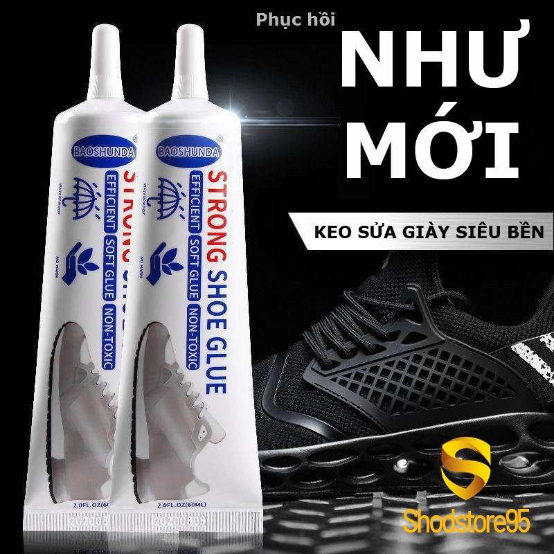 Keo dán giày dùng nhiệt trong suốt Strong Shoe Glue siêu dính, dẻo dai. không hại da