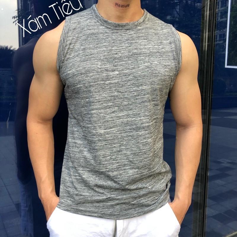 Áo sát nách Tank Top áo lá áo ba lỗ nam cotton 100% cực đẹp và thấm hút