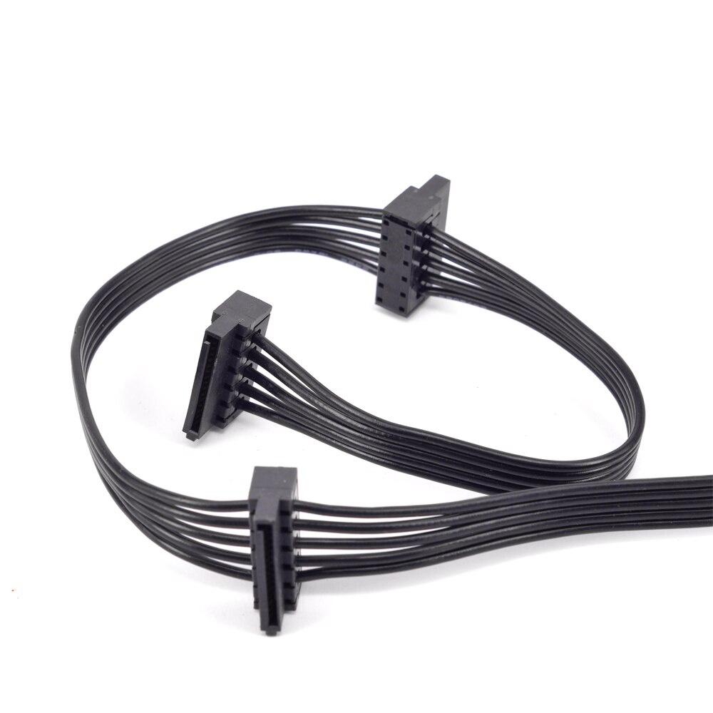 Dây Cáp Nguồn SATA 5pin Sang 3 Cổng Cho Cooler Master 450 550 650 750 TUF Gaming Edition