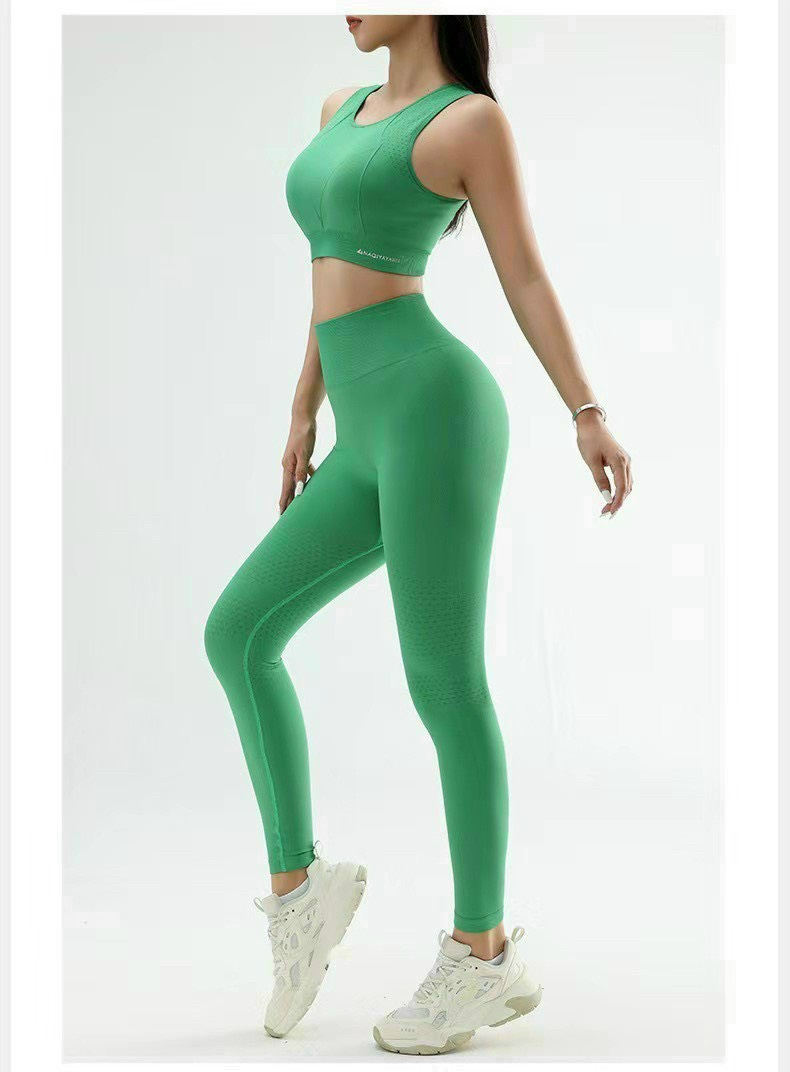 Đồ Tập Yoga Gym Nữ Dệt Kim Có Đệm Chống Sốc Ngực