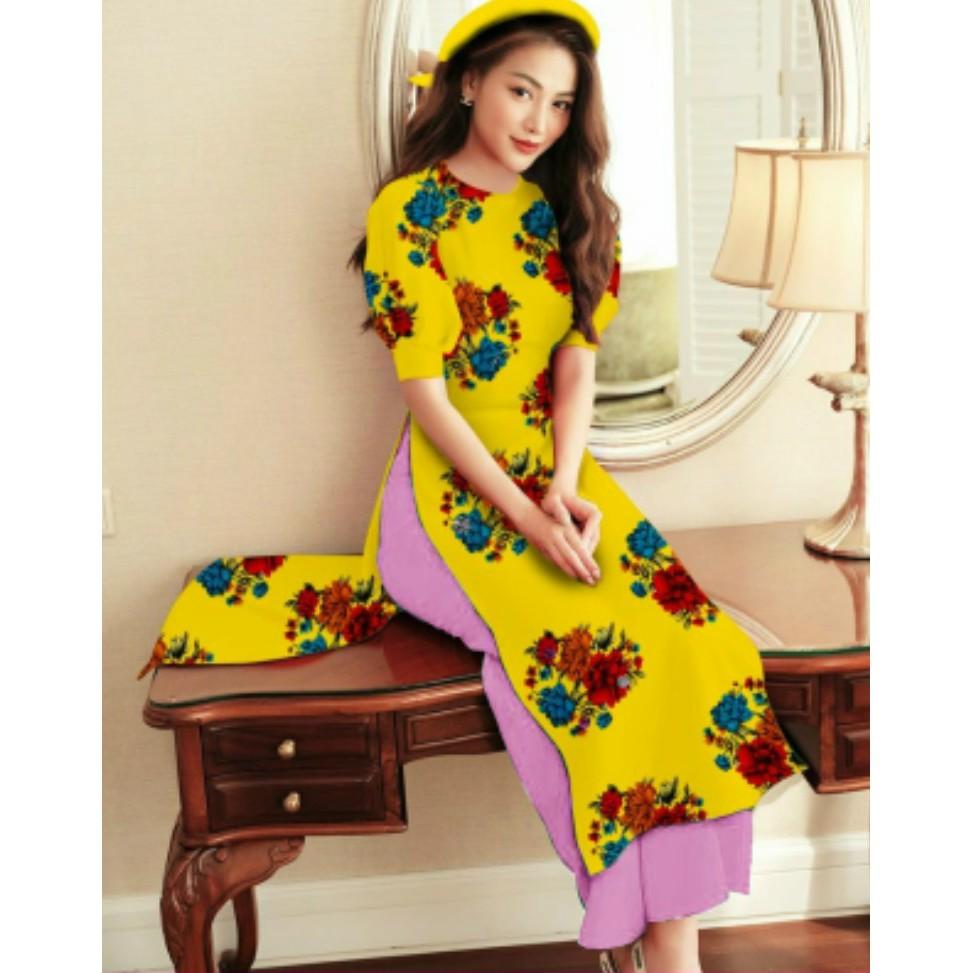 Áo dài cách tân tay búp bê