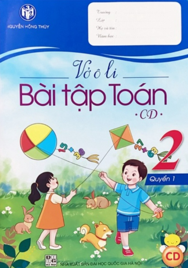 Sách - Vở ô li bài tập toán lớp 2 - Quyển 1