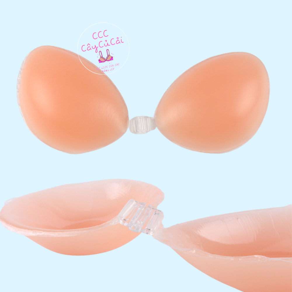 Áo ngực dán silicon cài trước , áo lót dán nâng ngực tạo khe nâng đỡ vòng 1 -CCC008