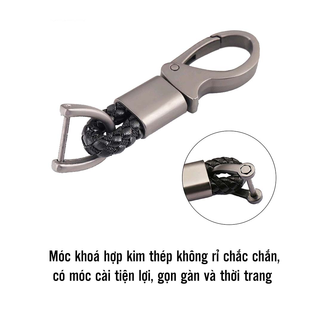 Ốp chìa khóa dành cho xe Toyota Camry, Fortuner chất liệu nhựa ABS mạ vân Cacbon - Hàng Chính Hãng