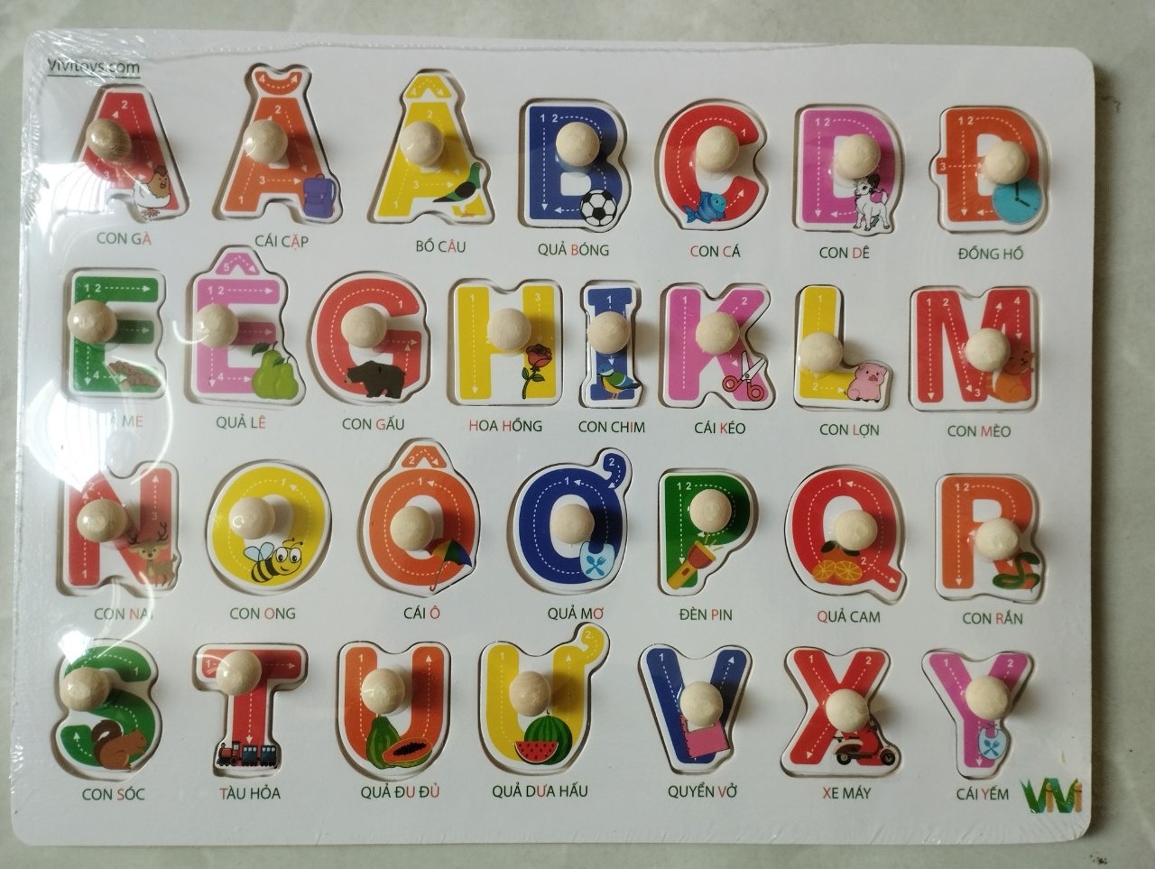 Bảng Núm Gỗ, Đồ Chơi Gỗ Nhiều Chủ Đề, Đồ Chơi Giáo Dục Sớm Cho Bé, Đồ Chơi Trẻ Em Asstar