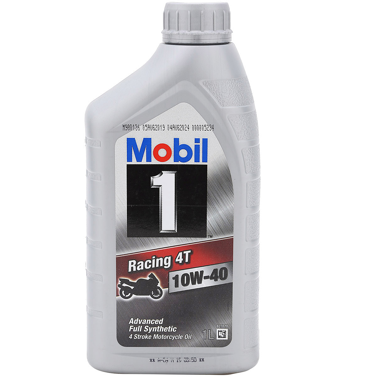 Nhớt Xe Số, Phân Khối Lớn Mobil 1 Racing 10W-40 Tiêu Chuẩn JASO MA2 API SH (1L) - Hàng Chính Hãng