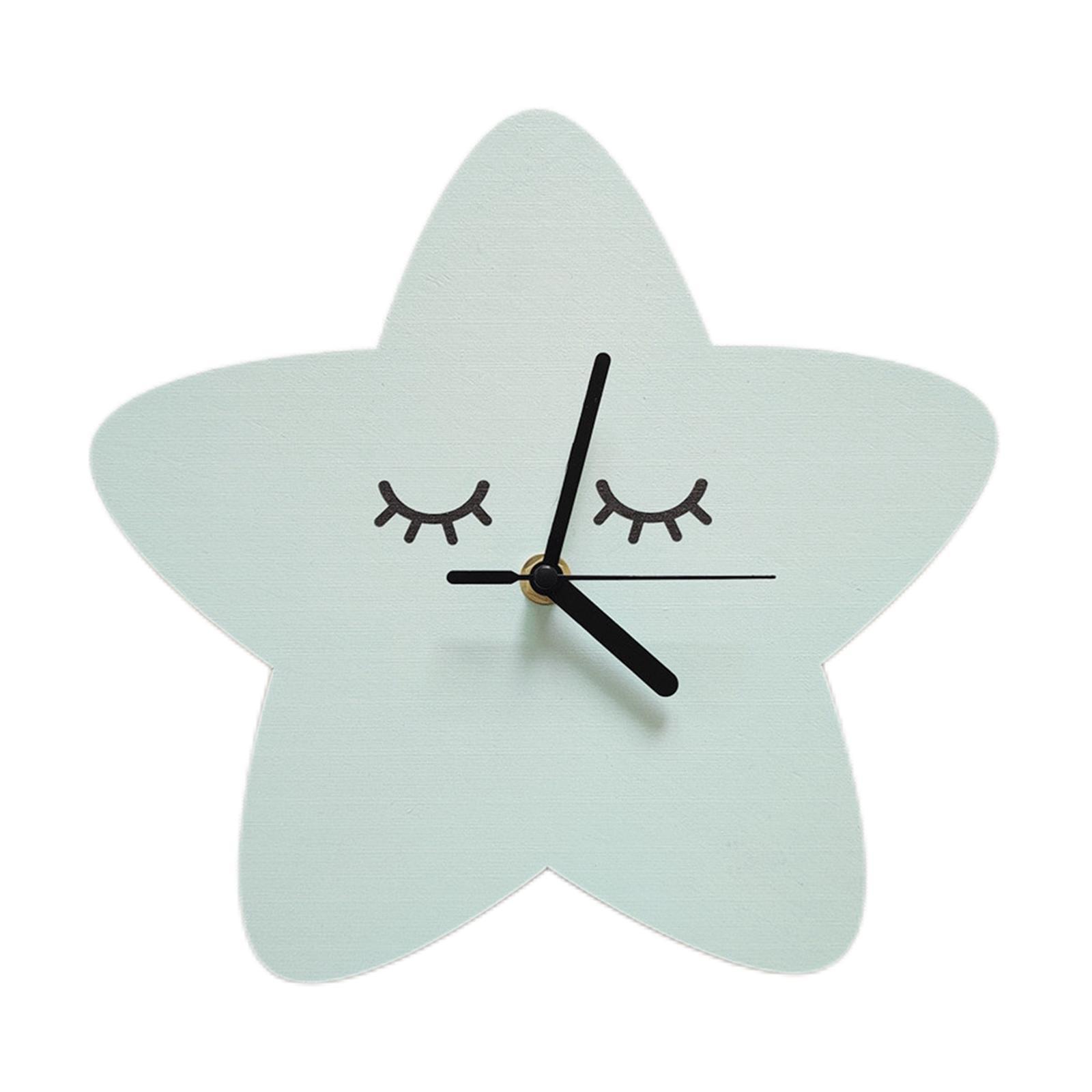 Cute Wall Clock Kids Home Birthday Children Silent Playroom