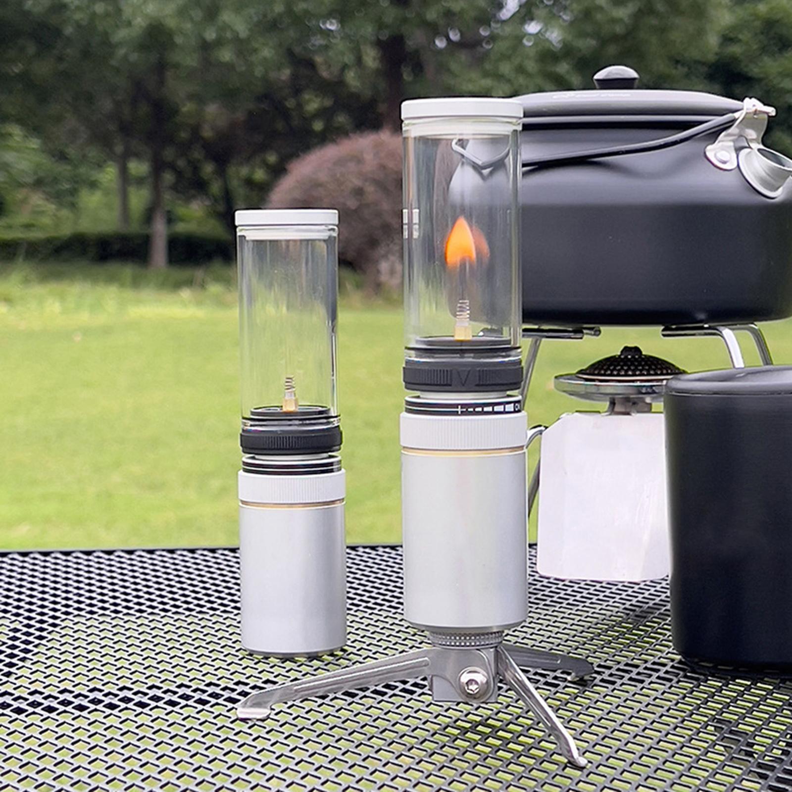 Outdoor Gas Tank Lamp Portable Tent Lantern for Backpacking Emergency Picnic