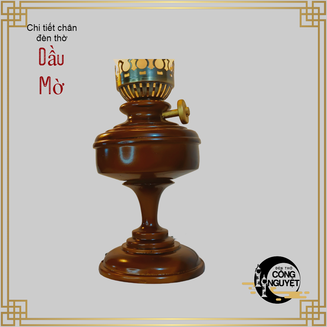 Đôi đèn thờ- đèn trang trí phong cách đèn dầu cổ