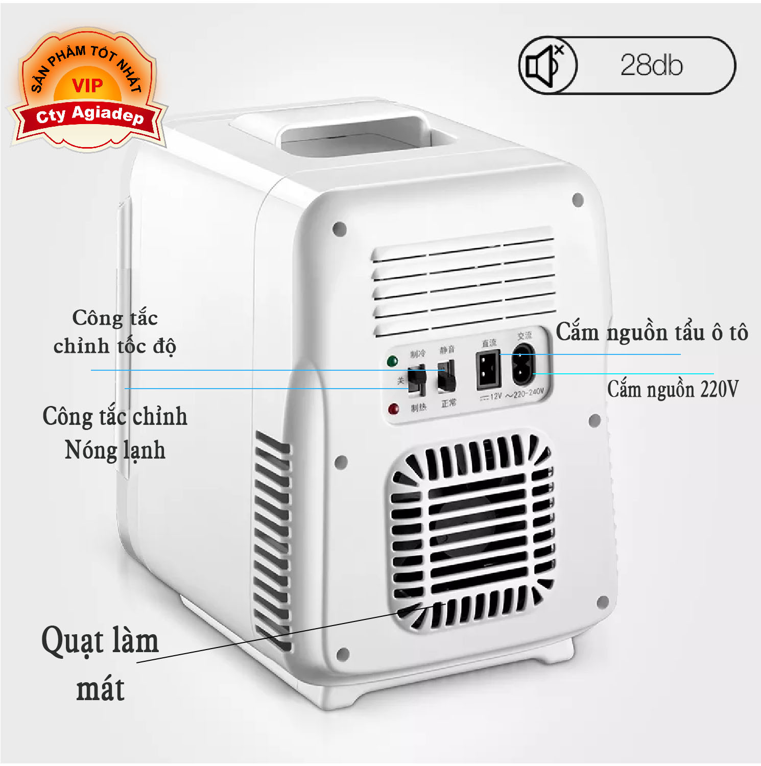 [Tổng hợp] Tủ lạnh mini KEMIN bán chạy 4L 10L 16L trữ sữa mỹ phẩm (ko đông đá)