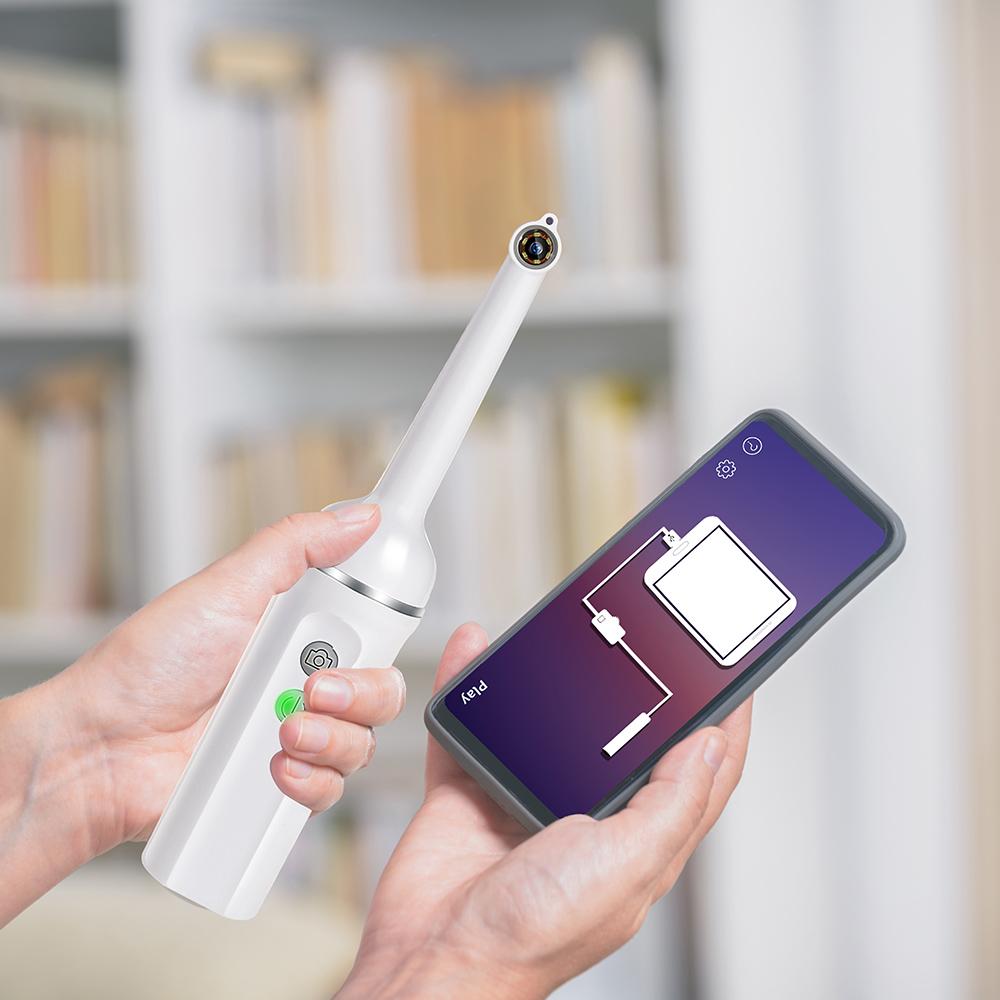 Wireless WiFi Oral Dental Endoscope 6 LED Lights Snake Camera HD Video for iOS Android Handheld Teeth Inspection Endoscope