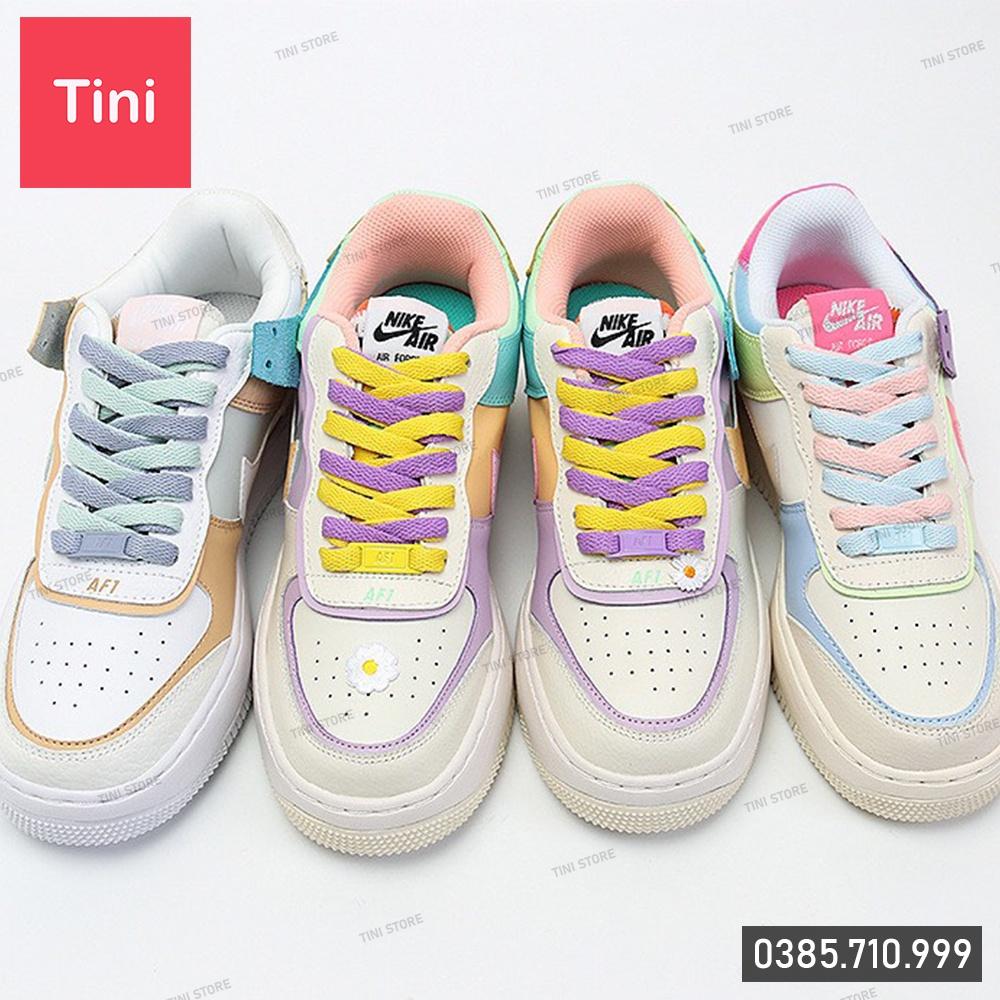Dây giày dẹt màu Pastel Nike, Adidas chính hãng 6 màu