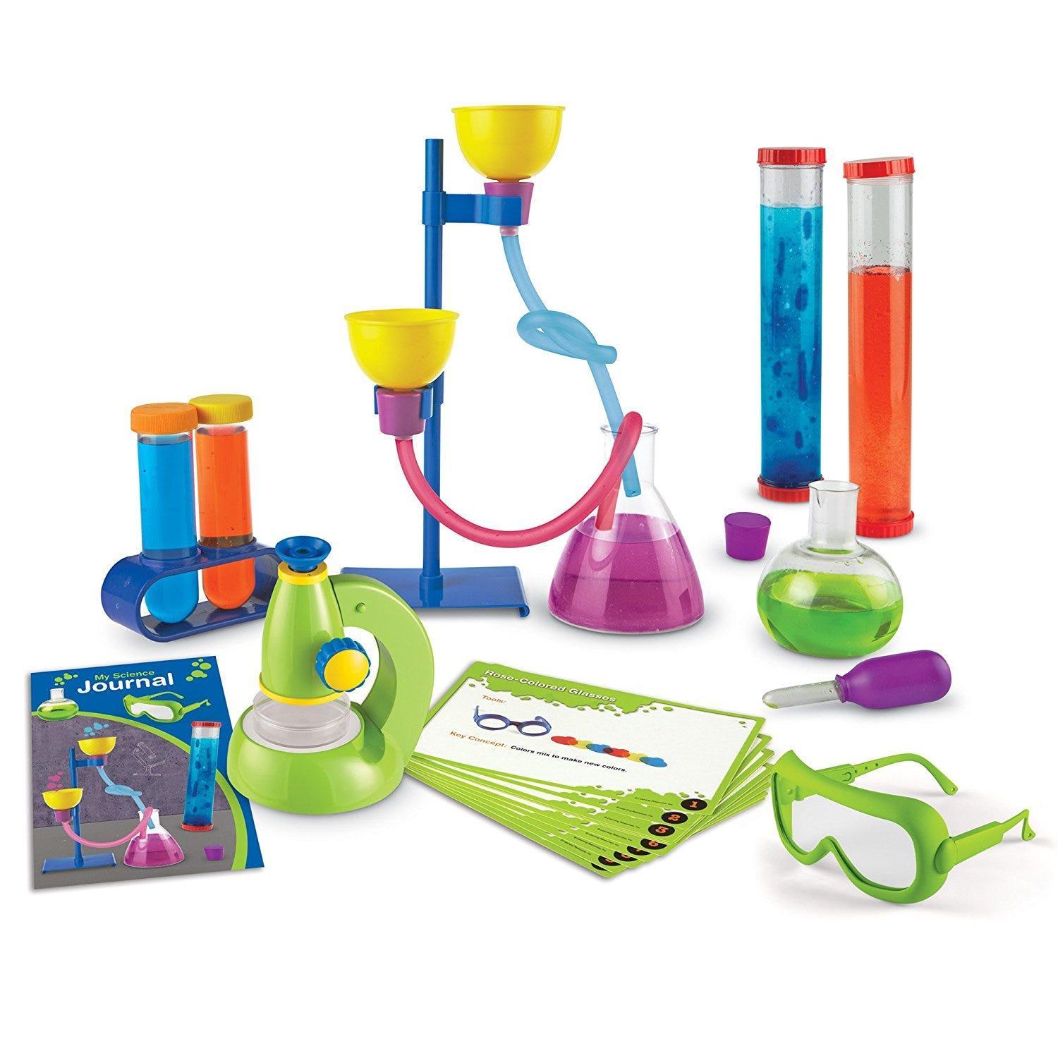 Learning Resources Bộ dụng cụ thí nghiệm khoa học cao cấp dành cho trẻ em - Primary Science Deluxe Lab Set
