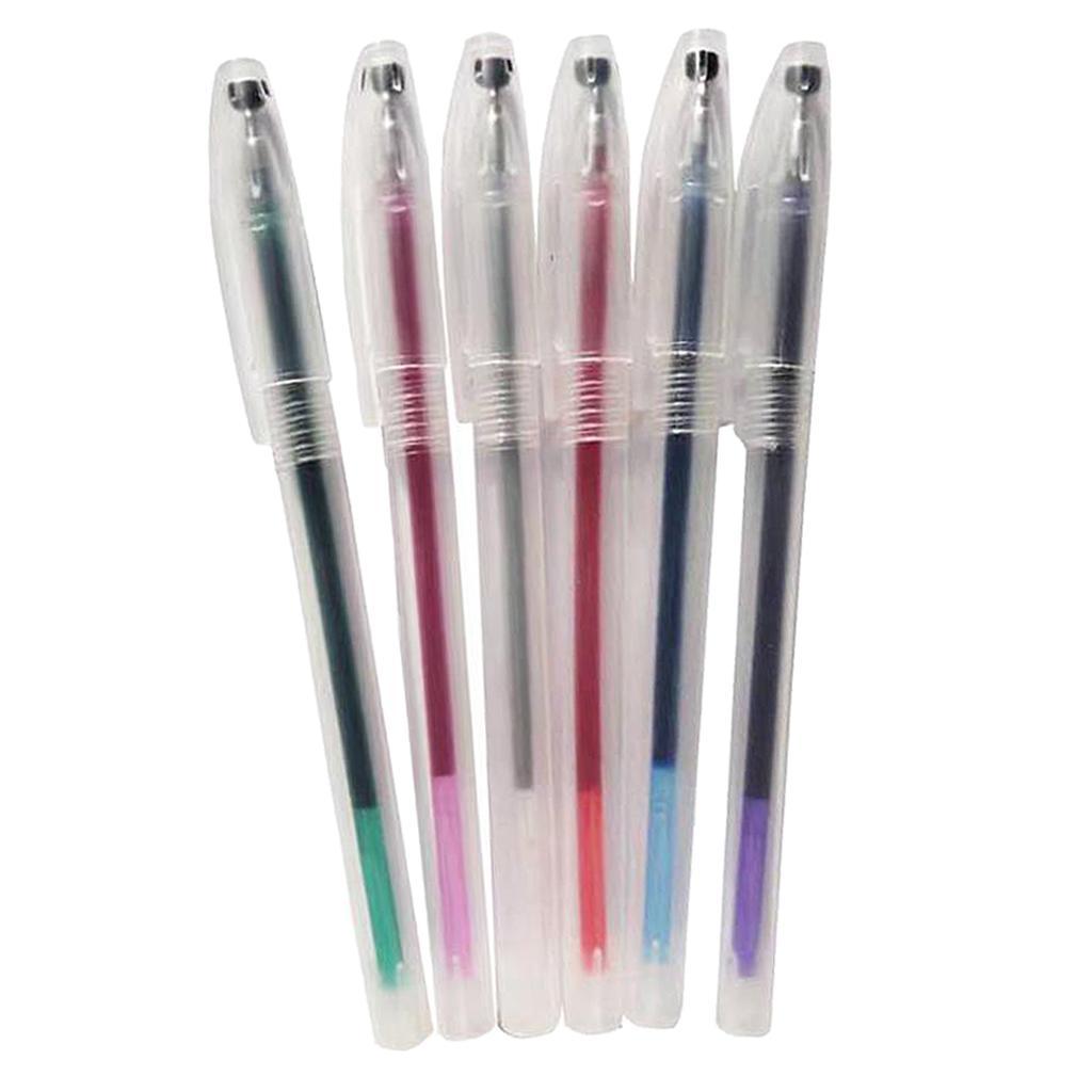 6x Soluble Pen Tailor Vanishing Fabric Marker DIY Embroidery Cross-stitch Crafts
