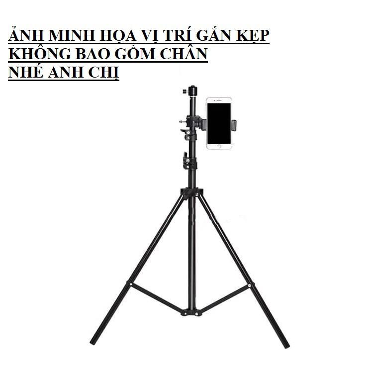 Giá đỡ kẹp điện thoại gắn vào tripod hỗ trợ livestream,live quay phim nhiều máy cùng lúc VIDEO Sản Phẩm