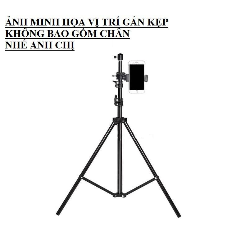 Giá đỡ kẹp điện thoại gắn vào tripod hỗ trợ livestream,live quay phim nhiều máy cùng lúc