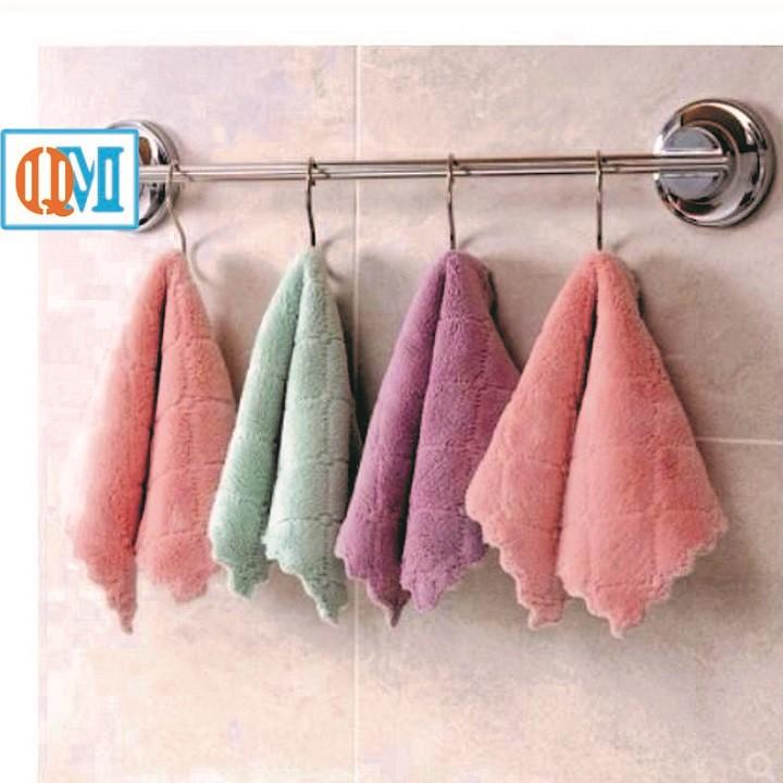 Khăn lau đa năng, lau bếp ,bát đĩa, cốc chén thấm nước tốt chống dính dầu mỡ, nhanh khô 2 mặt loại to