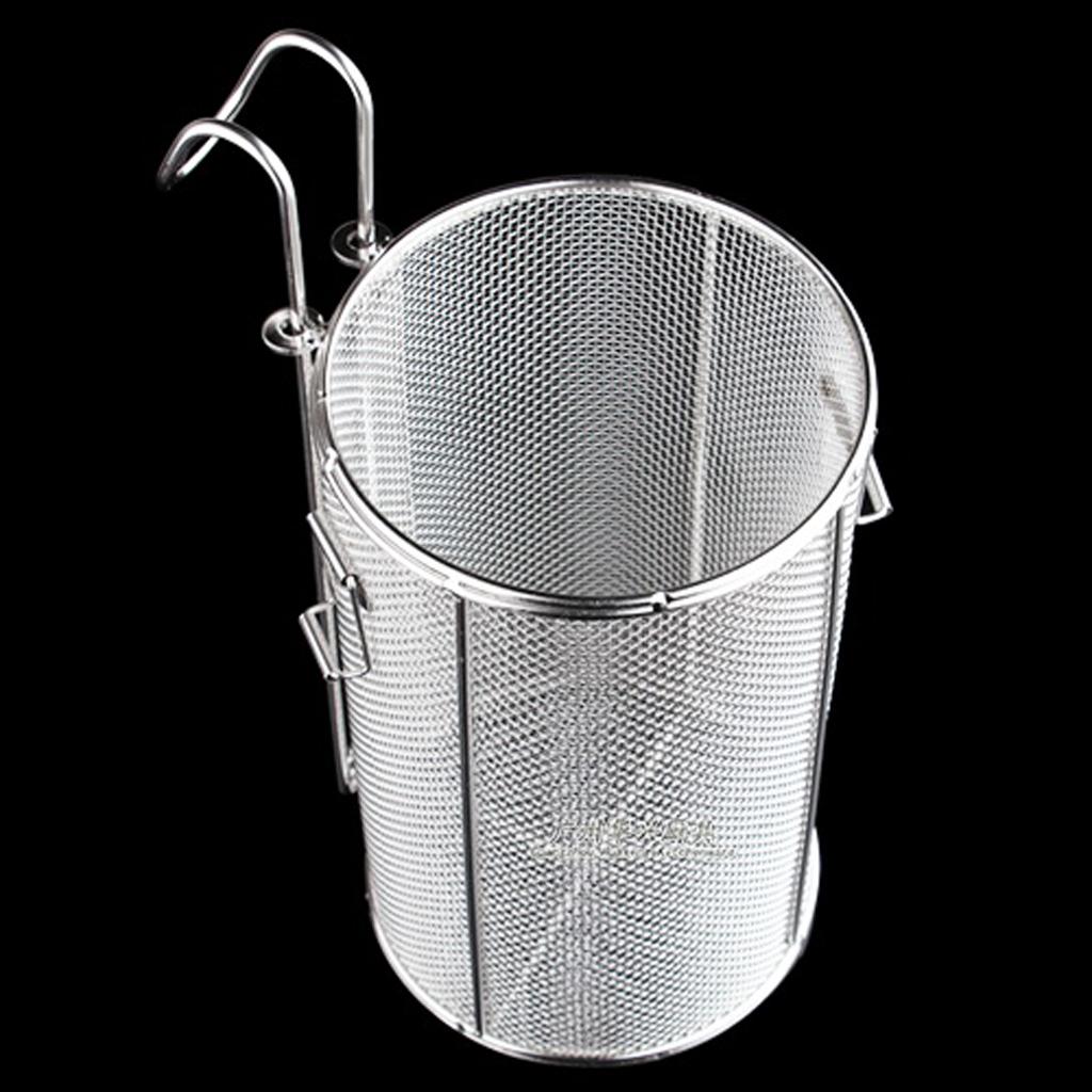 Stainless Steel Mesh Spider Food Dumpling Noodle Strainer, Strainer Basket