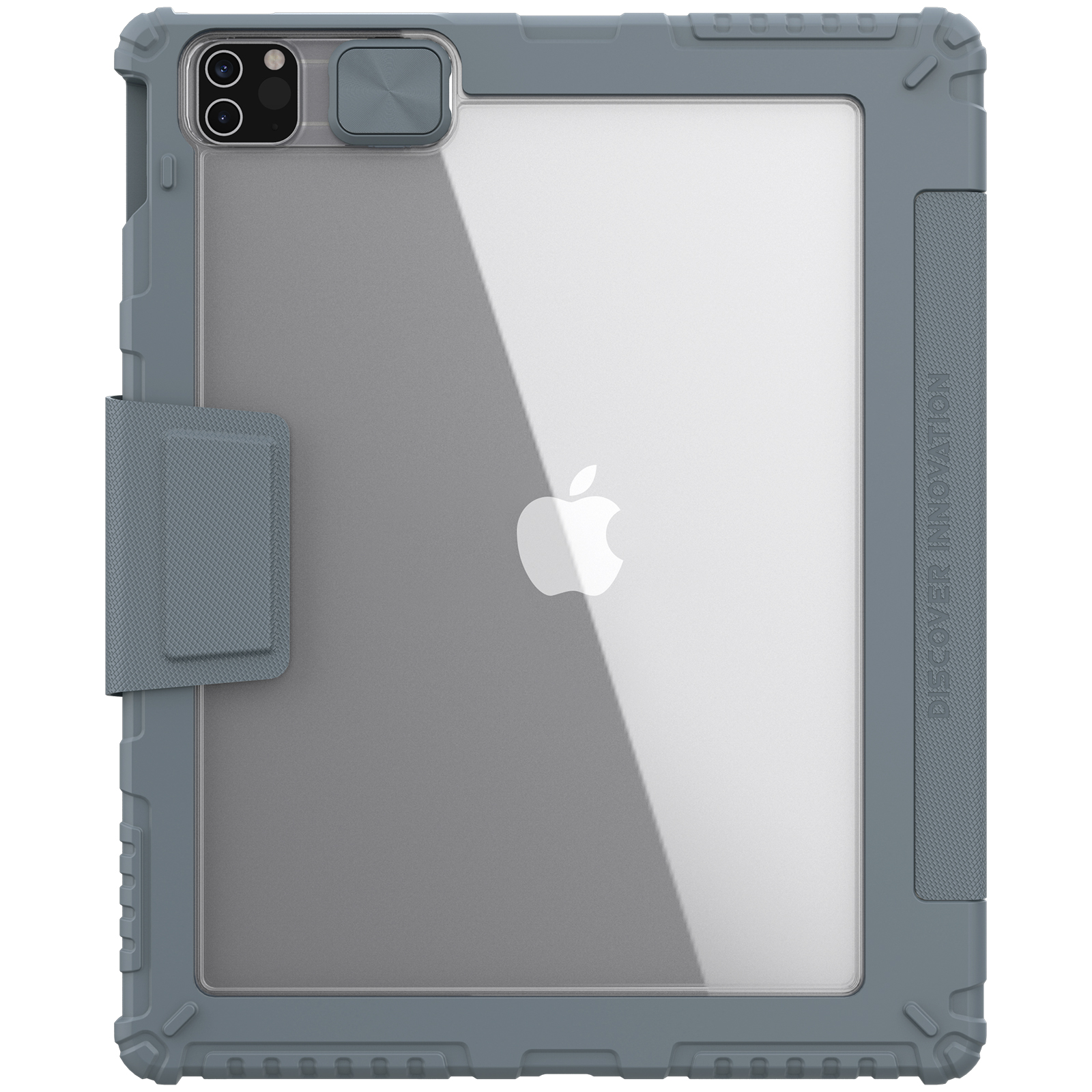 Bao Da Cho Ipad Pro 11 Inch Ipad Pro 12.9 Inch 20212022 Nillkin Bumper Leather Case Pro Có Khe Cắm Bút Apple Pencil - Hàng Nhập Khẩu - Ipad Pro 11 Inch 2022 - Xám