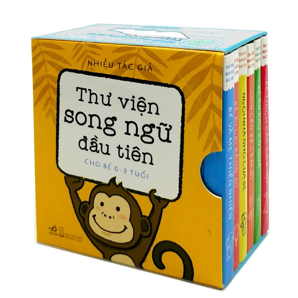 Combo Bộ 6 Cuốn: Thư Viện Song Ngữ Đầu Tiên Cho Bé