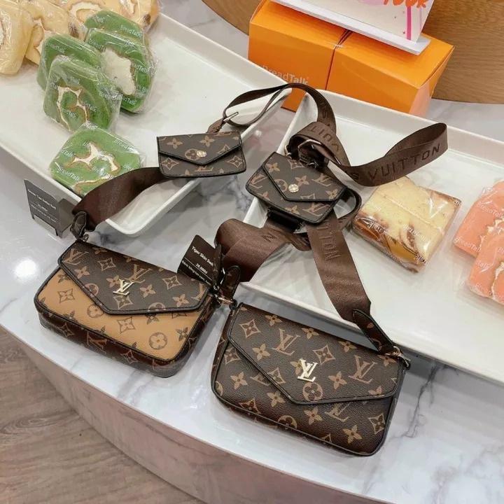 Túi xách nữ, túi đeo chéo hình phong bì thư Hottrend phong cách Hàn Quốc tặng kèm ví nhỏ xinh xắn