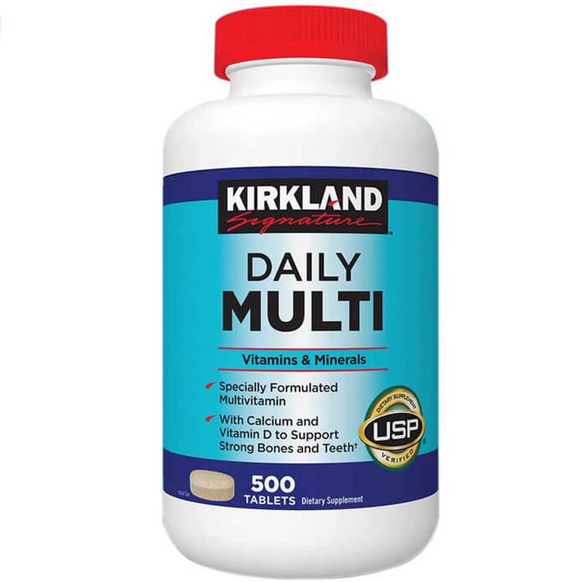 Thưc phẩm bổ sung Vitamins Tổng hợp Kirkland Daily Multi Vitamins (500 Viên) - Nhập khẩu Mỹ