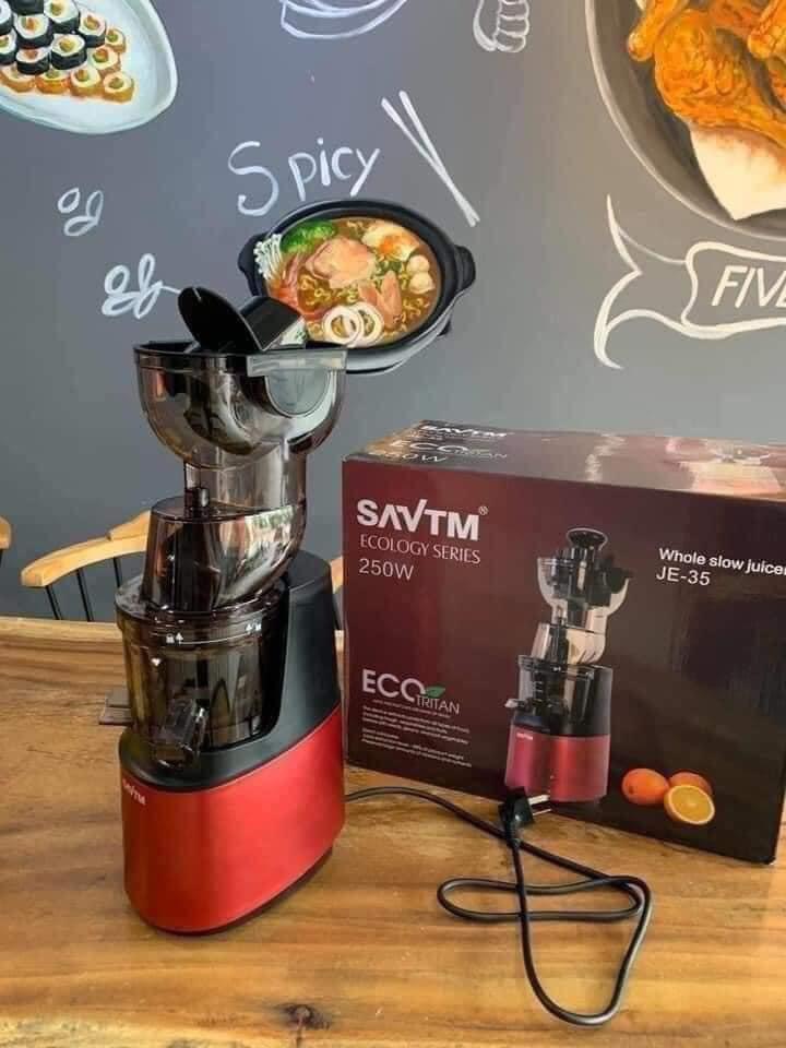 Máy Ép Hoa Quả Rau Củ Tốc Độ Chậm SAVTM JE-35 cỡ lớn ép cả quả giữ nguyên chất dinh dưỡng