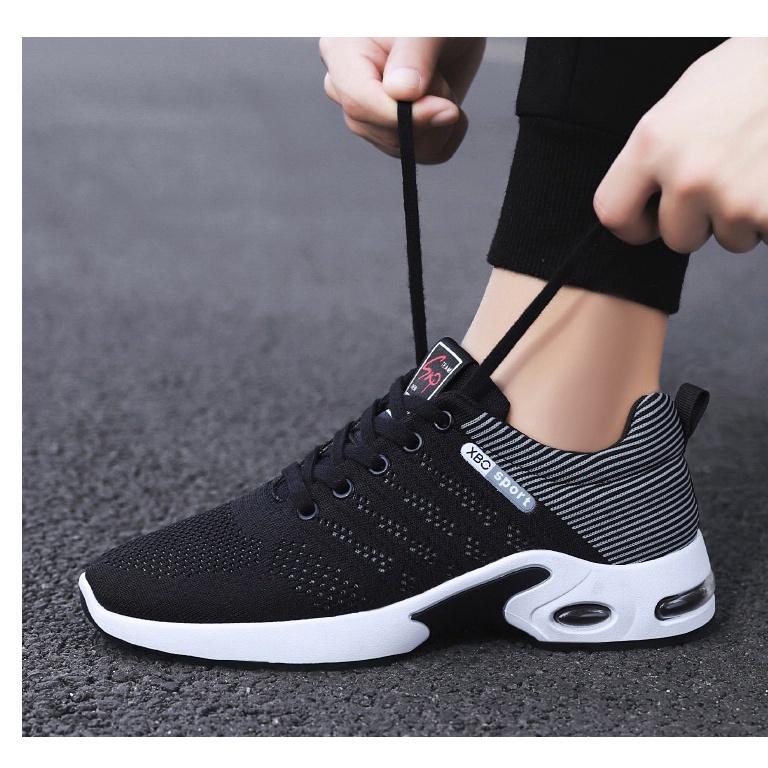 Giày Thể Thao Nam Giày sneaker HHT màu đen G08