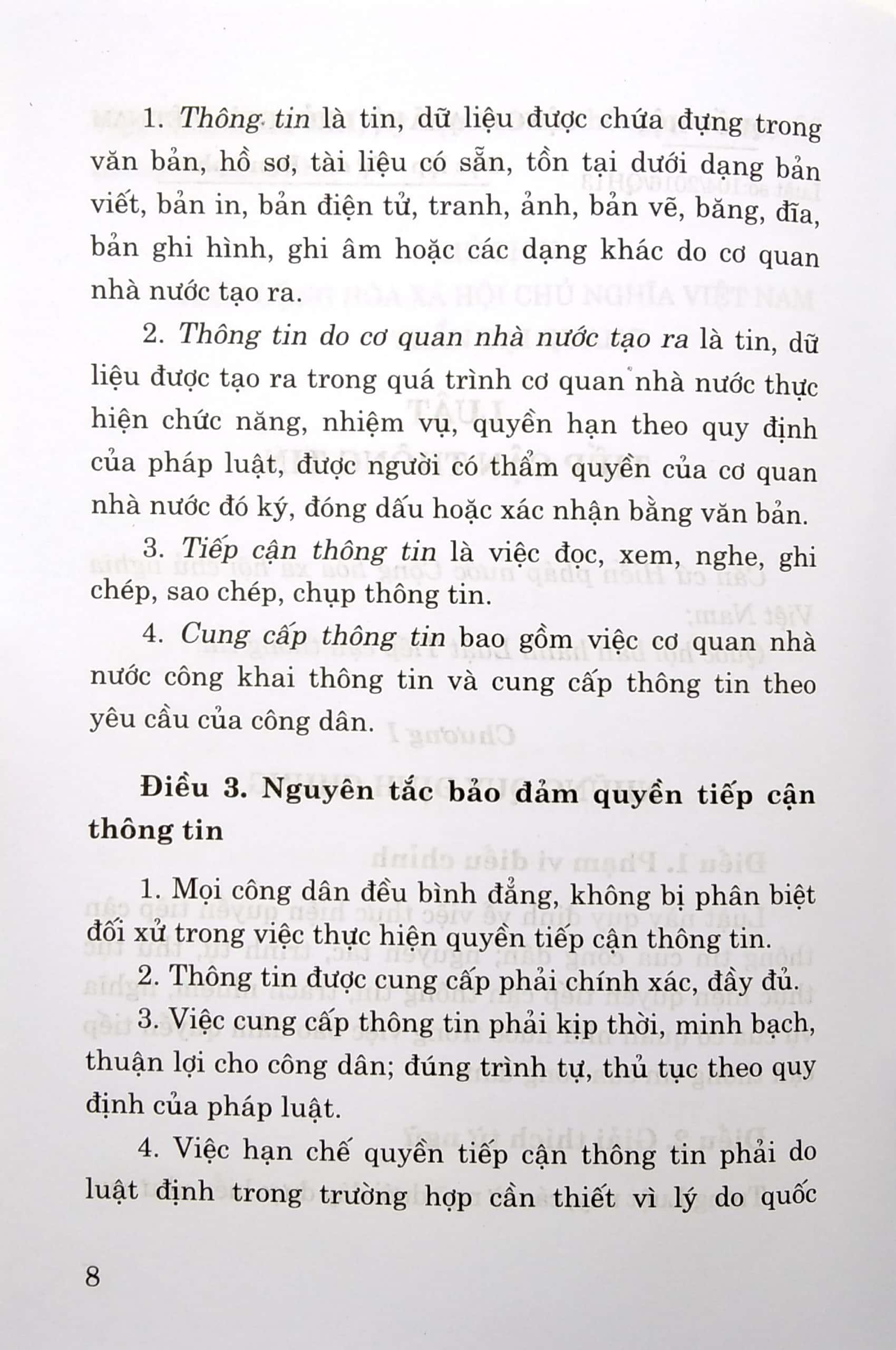 Luật Tiếp Cận Thông Tin