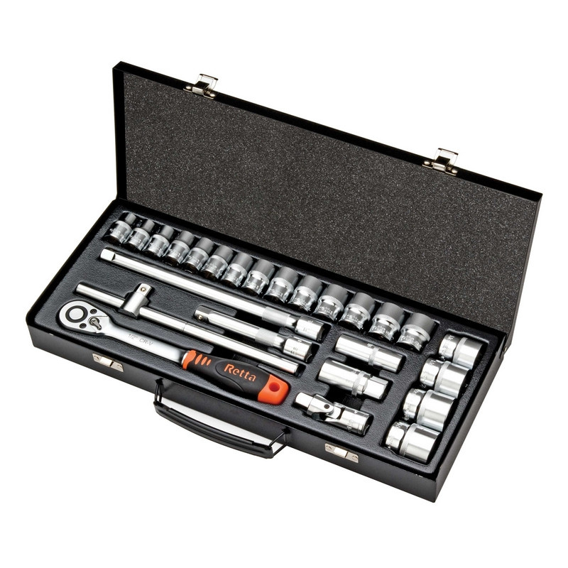 Bộ đầu khẩu 24 chi tiết  - 1/2 inch Retta RLT2504