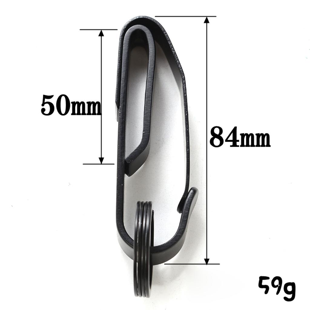 5 Pieces Clip Buckle with Key Ring Quick Release Waist Belt Clip Easy Carry