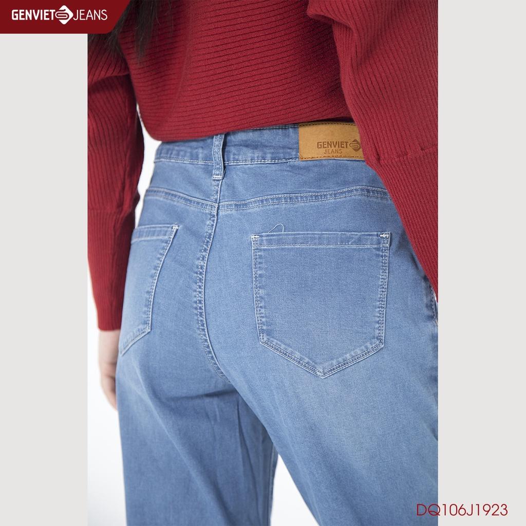 Quần dài jeans nữ GENVIET DQ106J1923