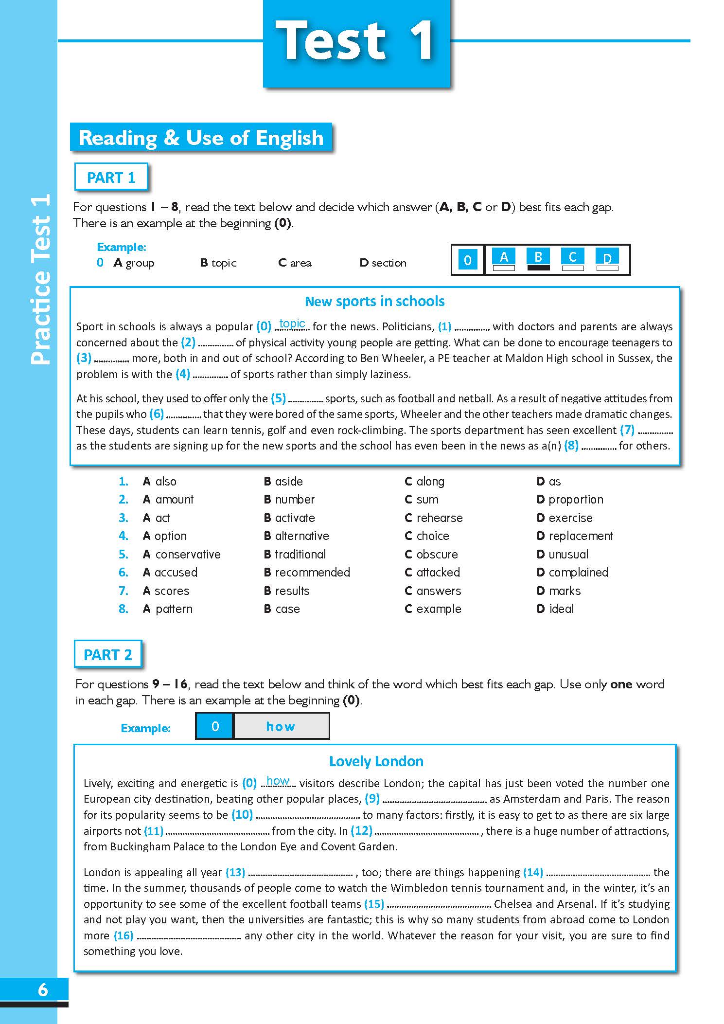 B2 First for School Preliminary 1 with 4 Practice Tests - Latest Format