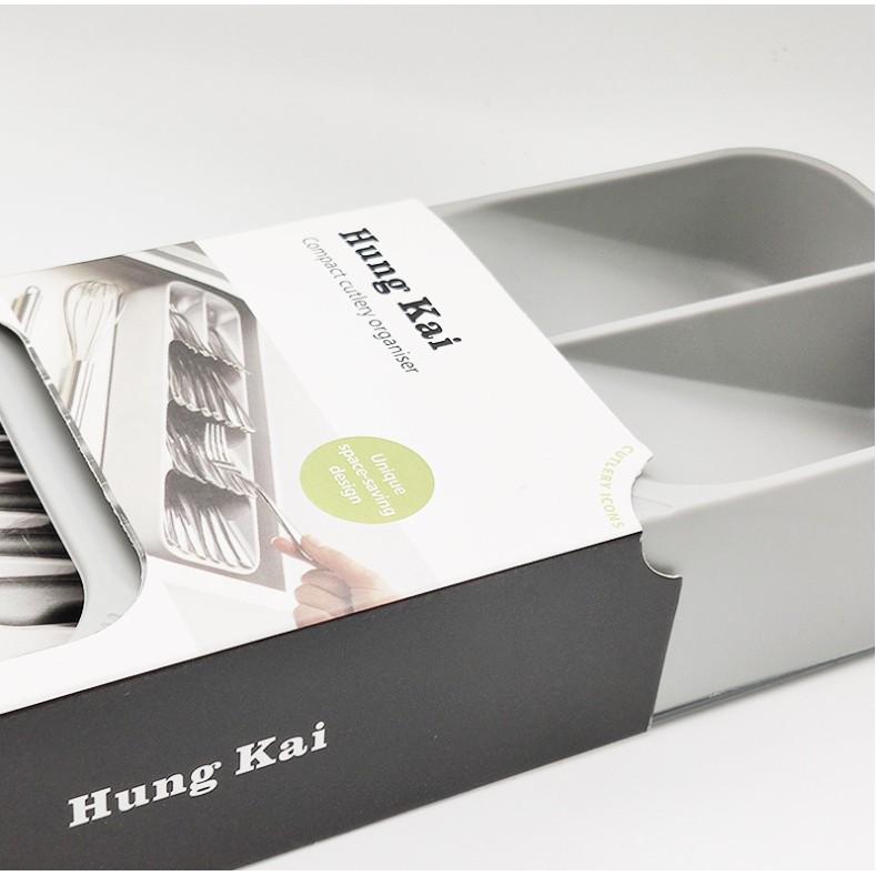 Bộ 2 Hộp Đựng Muỗng Đũa Ngăn Tủ Bếp Ăn PP Japan - Home and Garden
