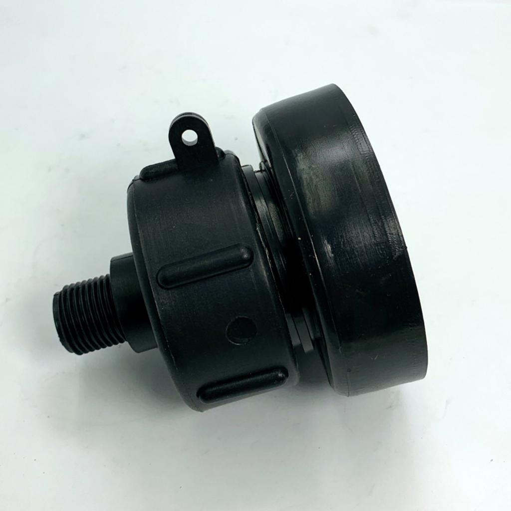 IBC Tank Drain Fitting Adapter IBC 80mm Coarse Thread Garden Hose Connector 1/2"