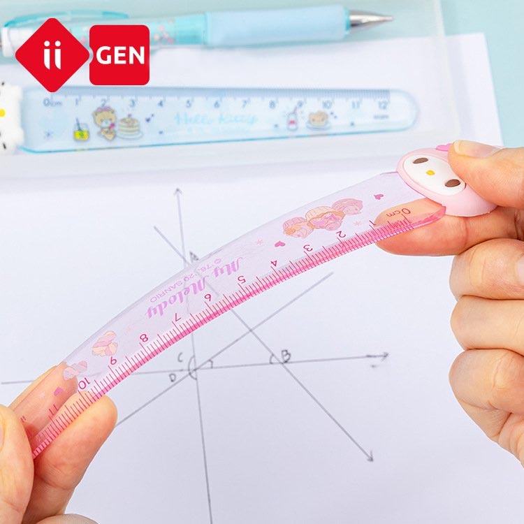 Thước kẻ nhân vật hoạt hình sanrio ngộ nghĩnh