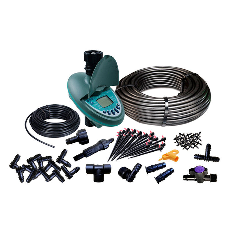 Bộ combo thiết bị hẹn giờ 9001D tưới cây tự động dành cho ban công Galcon