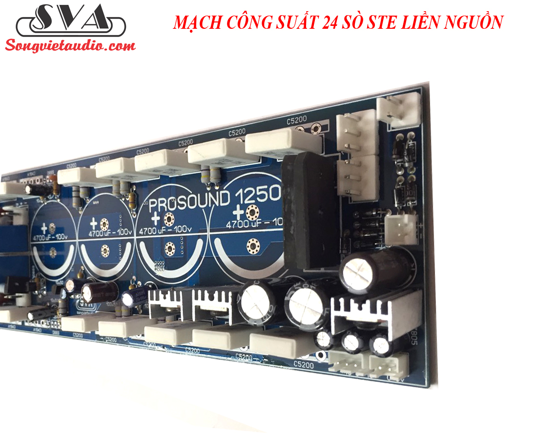 MẠCH CÔNG SUẤT 24 SÒ LIỀN NGUỒN 2 KÊNH