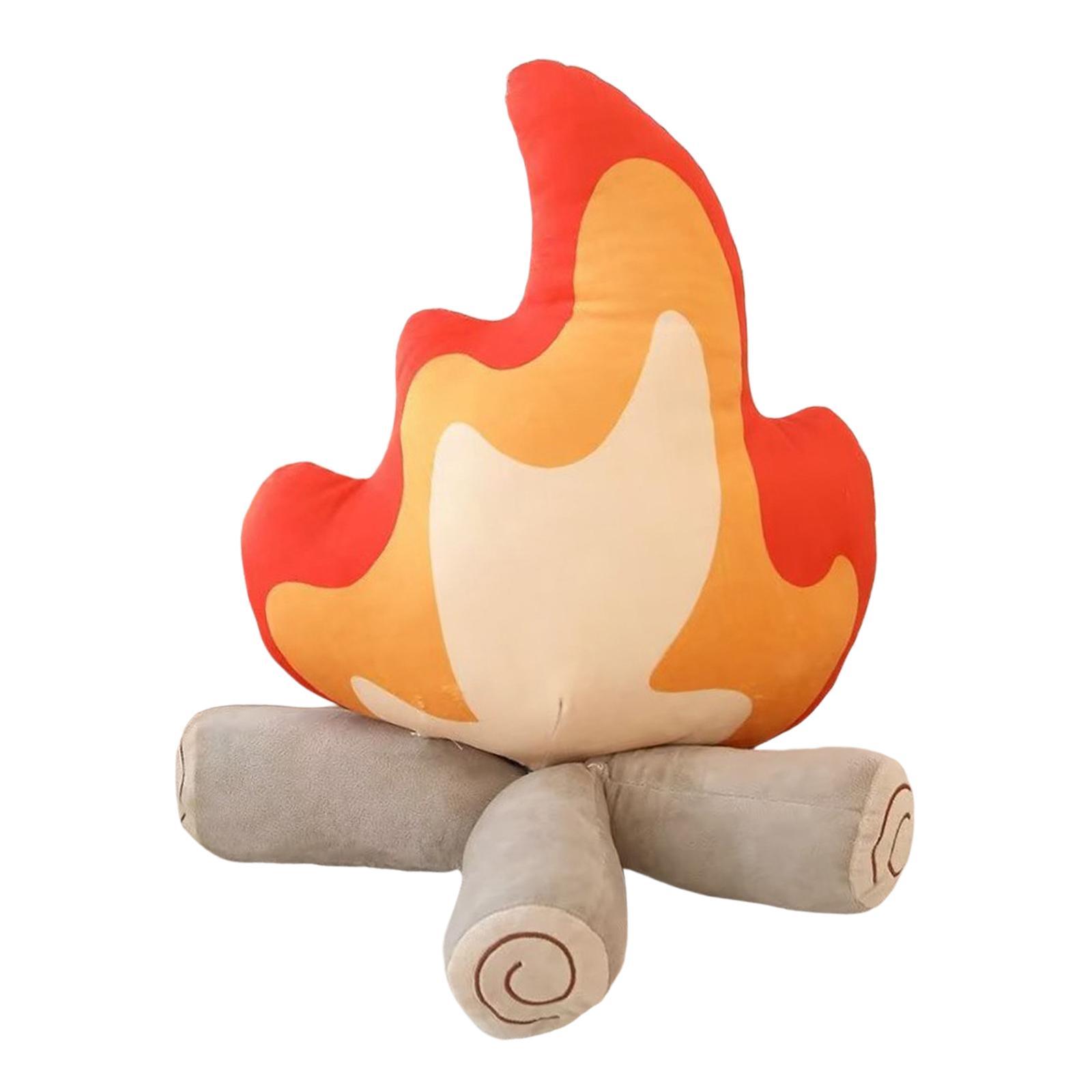 Stuffed Doll Soft Sleeping Pillow Flame Pillow for  Room Birthday Gifts