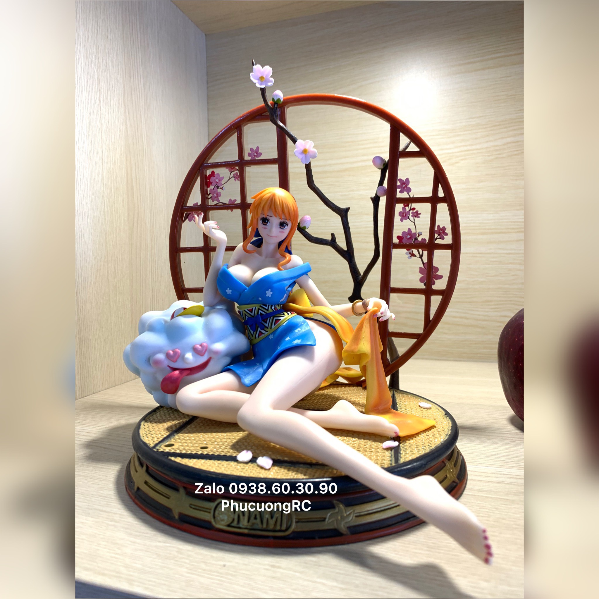 Mô Hình Nhân Vật Nami và Zeus Wano 26cm - One Piece