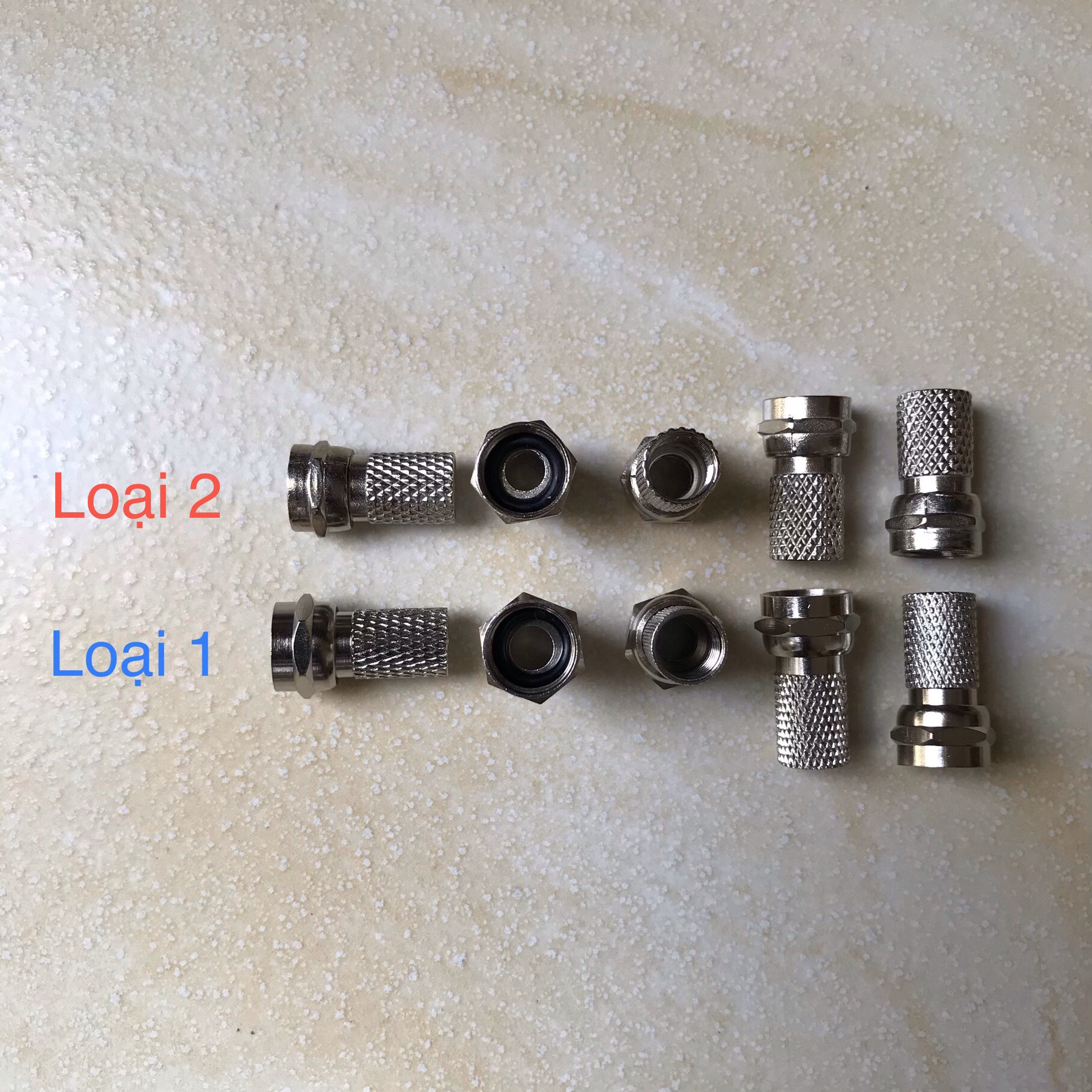 Bịt 10 Jack Rắc TV 5C, F5, Rắc chảo, Rắc Camera
