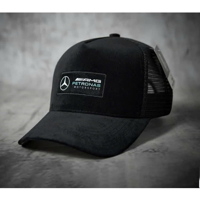 Nón kết, mũ lưỡi trai TRUCKER MERCEDES vải Da Form đẹp thời trang (Ảnh thật)