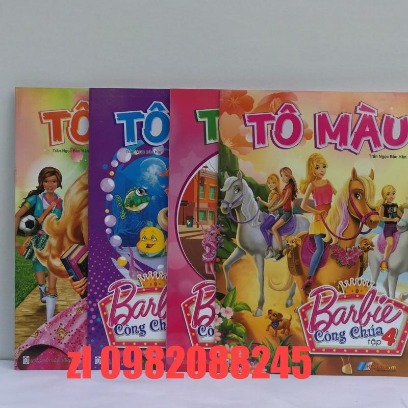 tập /vở tô màu BARBIE công chúa