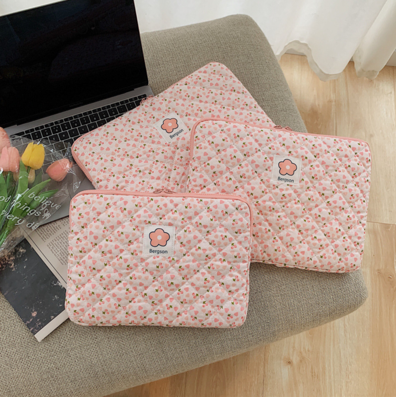 Túi chống sốc, bao chống sốc laptop surface máy tính vintage cute dễ thương đáng yêu