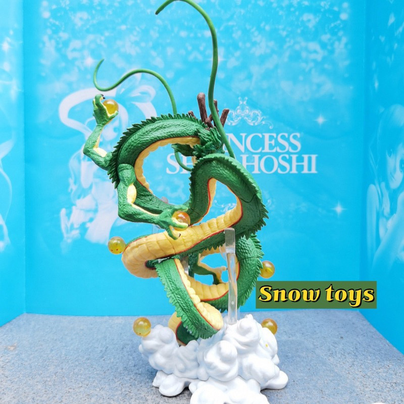 Mô hình Dragon ball - Mô hình rồng Shenron Shenlong Rồng thần trái đất - Full box - Cao 18cm - 7 Bảy viên ngọc rồng