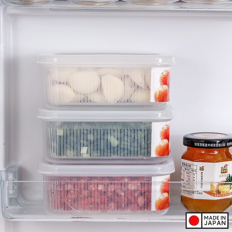 Hộp đựng thực phẩm 2 lớp 600ml - Hàng Nội Địa Nhật Bản