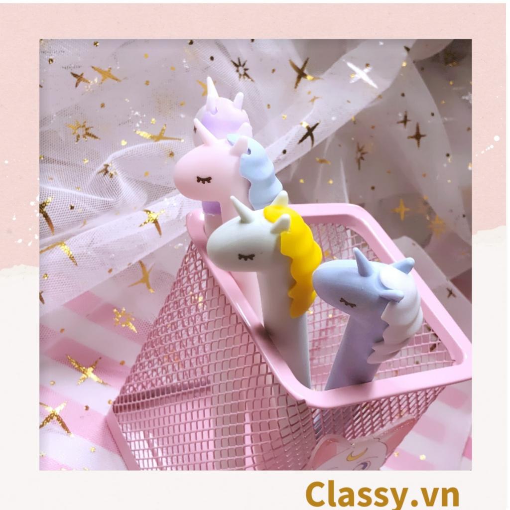 Bút gel ngựa unicorn nhiều màu pastel Classy PK1514